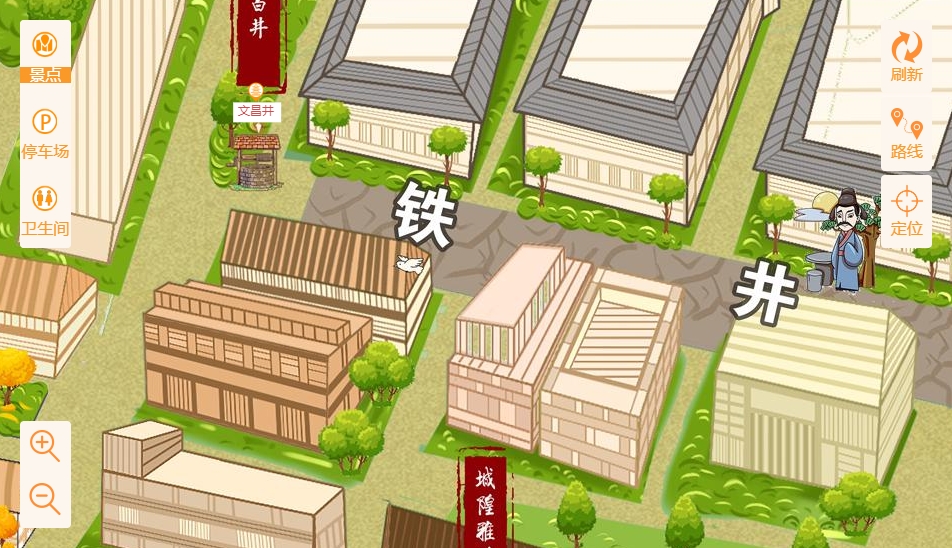 印台智慧景区：手绘地图与语音导览的完美融合